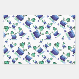 Gay man Pride Cat - Wees jezelf Inpakpapier Vel