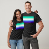 Gay Man Pride Flag MLM Mannen LGBTQ Premium  T-shirt (Unisex)