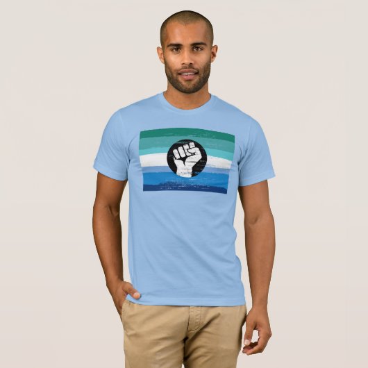 Gay Man Pride Resistance T-shirt (Voorkant volledig)