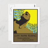 Gay Man Rising 2 Briefkaart (Voorkant / Achterkant)