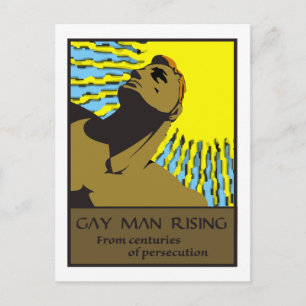 Gay Man Rising 2 Briefkaart