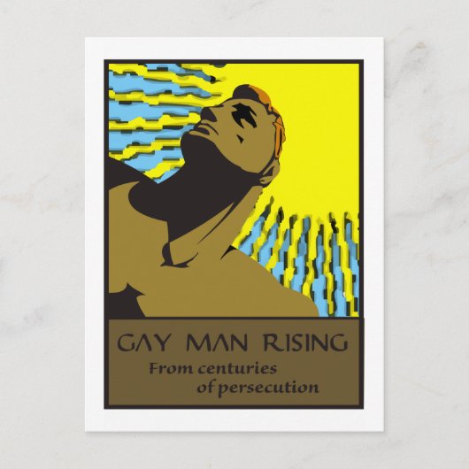 Gay Man Rising 2 Briefkaart (Voorkant)