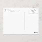 Gay Man Rising Briefkaart (Achterkant)