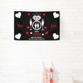 Gay Mannen 10th Wedding Jubileum Banner (Insitu)