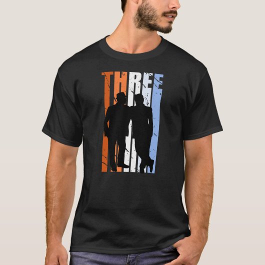 Gay Mannen 3rd Wedding Jubileum LGBTQ T-shirt (Voorkant)