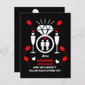 Gay Mannen 4th Wedding Jubileum (Voorkant / Achterkant)