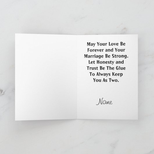 Gay Mannen bruiloft Kaart aanpassen! (Binnen)