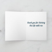 Gay Mannen Couple in Love Jubileum Valentijnsdag Kaart (Binnen)