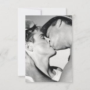 GAY MANNEN KISSING LGBTQ BEDANKKAART