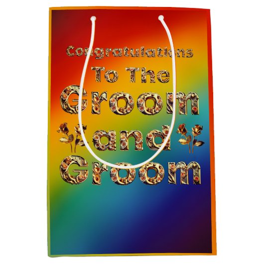 Gay Mannen Medium Cadeauzakje (Voorkant)