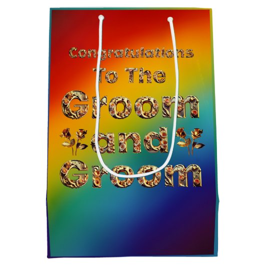 Gay Mannen Medium Cadeauzakje (Achterkant)