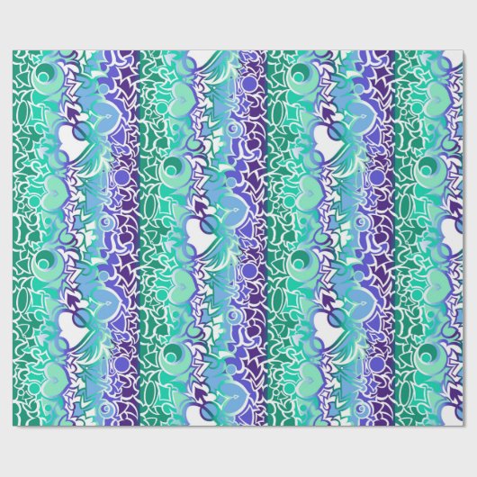 Gay Mannen MLM Pride Squiggle Cadeaupapier (Vlak)