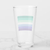 Gay Mannen Pride Flag (Azure & Blue) Glas (Achterkant)