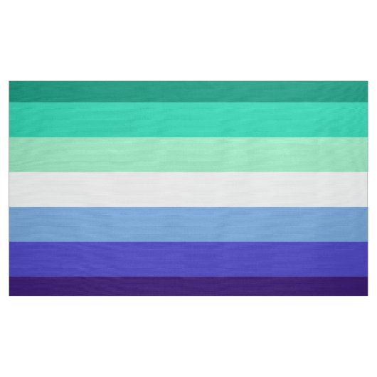 Gay Mannen Pride Flag (Azure & Blue) Stof (Yard (91,4 cm))