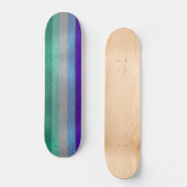 Gay Mannen Pride Flag Glitter Sparkles LGBTQ Persoonlijk Skateboard (Voorkant)