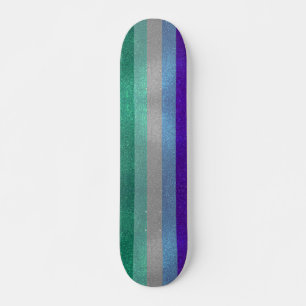 Gay Mannen Pride Flag Glitter Sparkles LGBTQ Persoonlijk Skateboard