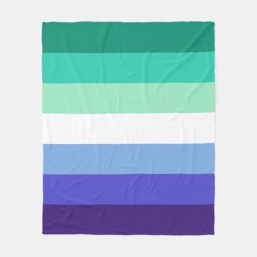 Gay Mannen Pride Fleece Deken (Voorkant)