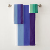 Gay Mannen Pride, Striped Print, LGBTQ PRIDE Bad Handdoek (Insitu)
