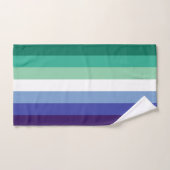 Gay Mannen Pride, Striped Print, LGBTQ PRIDE Bad Handdoek (Handdoek)