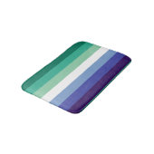 Gay Mannen Pride, Striped Print, LGBTQ PRIDE Badmat (Gekanteld)
