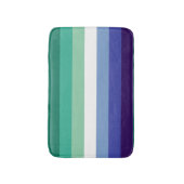 Gay Mannen Pride, Striped Print, LGBTQ PRIDE Badmat (Voorkant Verticaal)