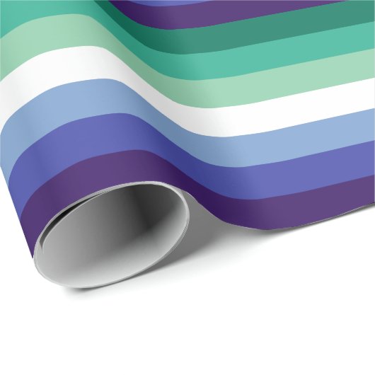 Gay Mannen Pride, Striped Print, LGBTQ PRIDE Cadeaupapier (Rol Hoek)