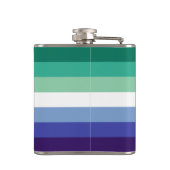Gay Mannen Pride, Striped Print, LGBTQ PRIDE Heupfles (Achterkant)