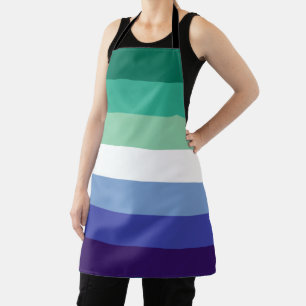Gay Mannen Pride, Striped Print, LGBTQ PRIDE Schort