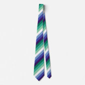 Gay Mannen Pride, Striped Print, LGBTQ PRIDE Stropdas (Voorkant)