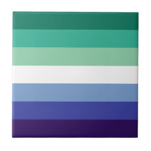 Gay Mannen Pride, Striped Print, LGBTQ PRIDE Tegeltje