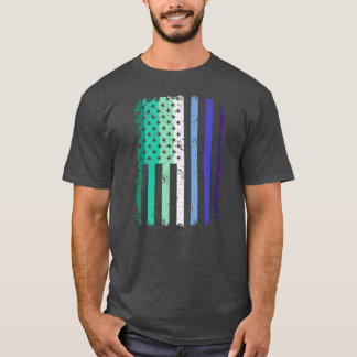 Gay Mannen Pride US American Flag Love Wins LGBT T-shirt