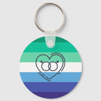 Gay mannen pride vlag sleutelhanger