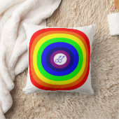 Gay Mannen Round Rainbow Pillow Kussen (Deken)