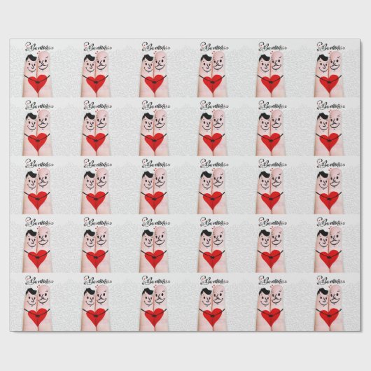 Gay Mannen Vinger Mensen in Liefde Be Mine Valenti Cadeaupapier (Vlak)