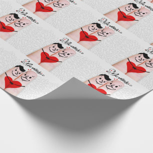 Gay Mannen Vinger Mensen in Liefde Be Mine Valenti Cadeaupapier