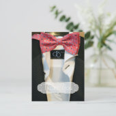 Gay Mannen Weddenschap Bedankt Briefkaart (Staand voorkant)