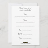 Gay Mannen Wedding Invitation. Commitment Ceremony Kaart (Achterkant)