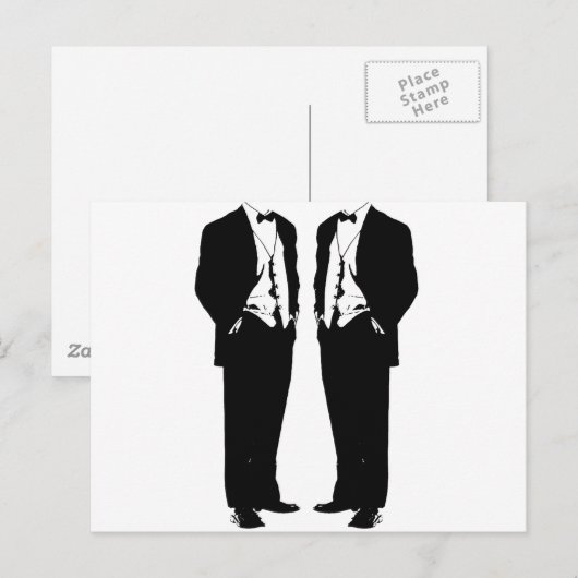 Gay Marriage Briefkaart (Voorkant / Achterkant)