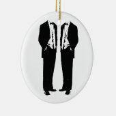 Gay Marriage Keramisch Ornament (Rechts)