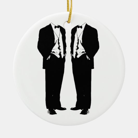 Gay Marriage Keramisch Ornament (Voorkant)