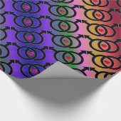 Gay Marriage Love is Love Rainbow Wrapping Paper Cadeaupapier (Hoek)