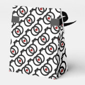 Gay Marriage Love is Love White Tent Favor Box Bedankdoosjes (Achterkant)