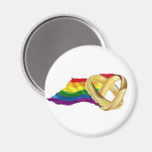 Gay Marriage Magneet (Voorkant / Achterkant)