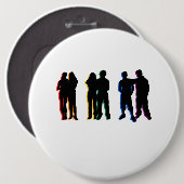 Gay Marriage / New Love Ronde Button 6,0 Cm (Voorkant /achterkant)