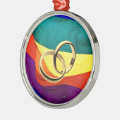 Gay Marriage Ornament (Links)
