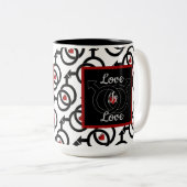 Gay Marriage Personalized Love is Love Coffee Mok (Voorkant rechts)