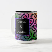 Gay Marriage Personalized Love is Love Rainbow Mok (Voorkant links)