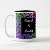 Gay Marriage Personalized Love is Love Rainbow Mok (Links)