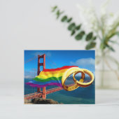 Gay Marriage San Francisco Briefkaart (Staand voorkant)