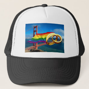 Gay Marriage San Francisco Trucker Pet